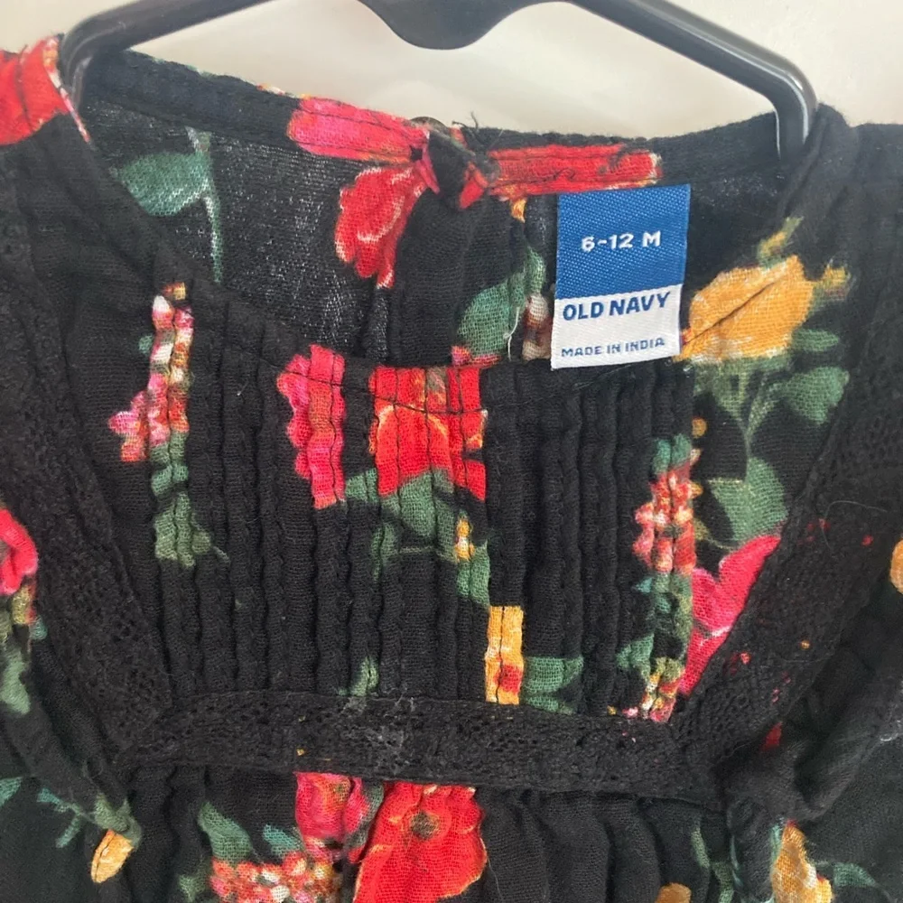 Old navy 6-12 baby girl long sleeve dress
